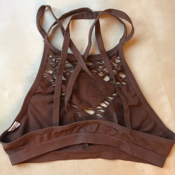 Dark Rust Crop Top - Picture 3 of 3